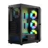 Kompiuterio korpusas Logic Concept Portos ARGB ATX juodas