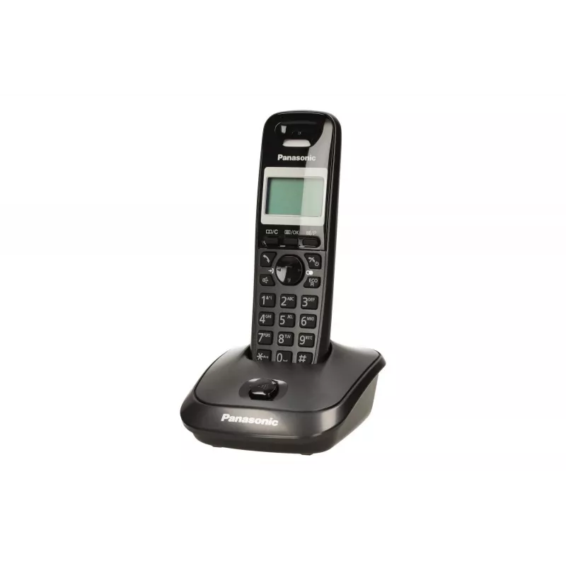 Panasonic KX-TG2511 DECT telefonas juodas su skambintojo ID
