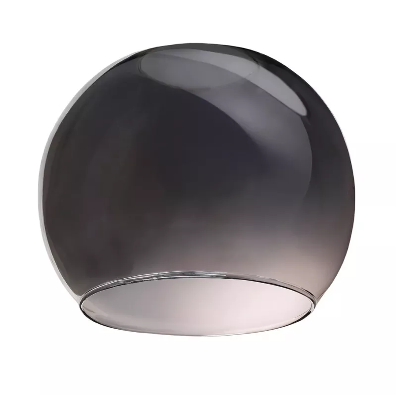 Lempų gaubtas ActiveJet PALOMA pusrutulio formos juodas E27 lizdui 1×40W 230V, stiklinis, Ø115×110 mm