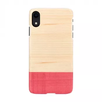 man and wood telefono dėklas, skirtas iPhone XR — miss match white