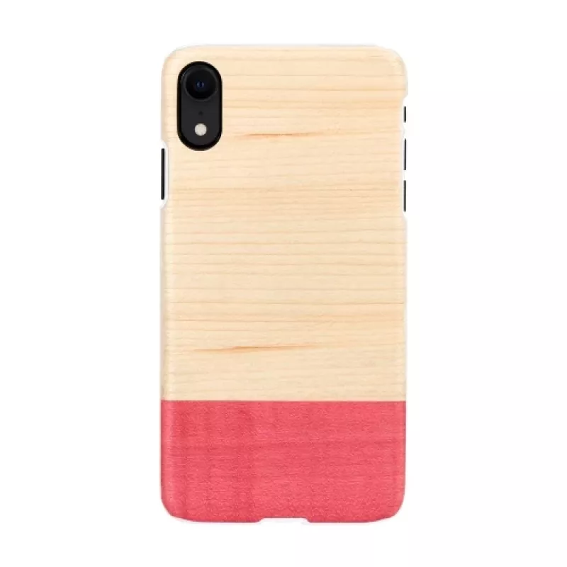 man and wood telefono dėklas, skirtas iPhone XR — miss match white