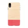 man and wood telefono dėklas, skirtas iPhone XR — miss match white