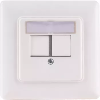 Tinklo lizdo „Keystone“ laikiklio rėmelis, „S CONN maximum connectivity“, 2 prievadų (08-10101)