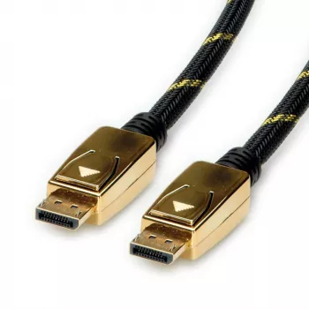 ROLINE 11.04.5921 DisplayPort kabelis 2 m Juoda - Auksinė (11.04.5921)