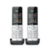 Gigaset COMFORT 500HX duo Analoginis/DECT telefonas su skambučio numerio atpažinimu, juodas, sidabrinis