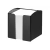 Patvarus TREND Square Juoda užrašų bloknotas 105x100x100 mm