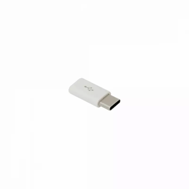 Sbox AD.USB-C W Micro USB 2.0 F. -> TYPE C M. Balta