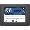 2.5 col. SATA III SSD PATRIOT P210 2 TB — 500 MB/s skaitymo, 400 MB/s rašymo, 7 mm