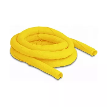 DeLOCK Woven Sleeve savaime užsidarantis karščiui atsparus 2 m x 16 mm geltonas