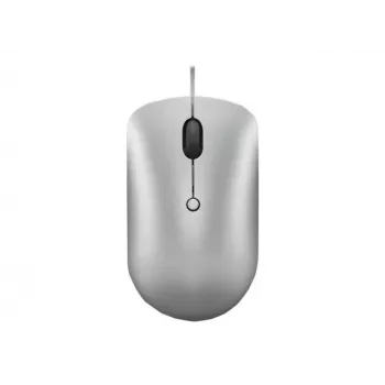 Laidinė optinė abiem rankoms tinkama pelė Lenovo 540 USB Type-C, 3 DPI režimai, pilka, 4 mygtukai, 1,8 m laidas