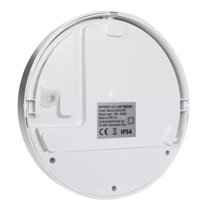 LED lempa MACLEAN MCE291W su IR judesio jutikliu, 10W, 3000K