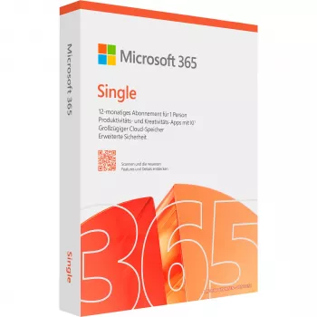 Microsoft 365 Personal [DE] 1Y Subscr. Medialess FY25H2 for Windows >10 / MacOS only
