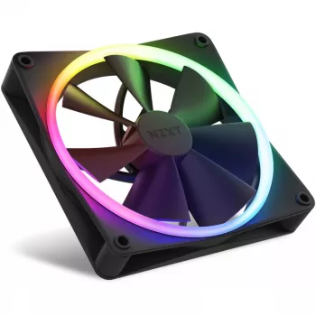 NZXT F140 RGB TWIN ventiliatorius 14 cm juodas 500-1800 RPM Fluid Dynamic Bearing