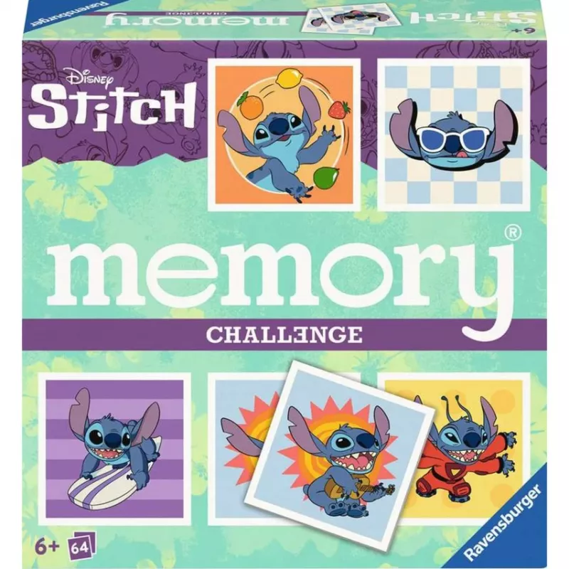 Iššūkio atmintis Disney Stitch, atminties žaidimas