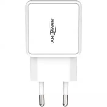 ANSMANN HC218PD - maitinimo blokas - 18 vatų - 3000 mA - PD, QC 3.0 - 2 išvesties prievadai (USB, USB-C) - balta (1001-0111)