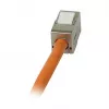 Synergy 21 Keystone Module TP Socket RJ45 CAT6A 500MHz Trumpas su kabelio spaustuku - Kabelis - Skaitmeniniai / Duomenys