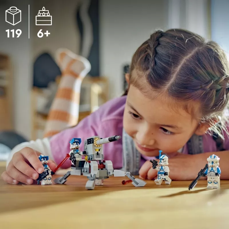 LEGO 75345 Star Wars 501-osios klonų karių kovos rinkinys, statomas žaislas