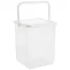 Plastikinis ploviklių indas Rotho Basic 9 L modelis 1770101100RP, baltas, dangtelis, pakabinimo anga