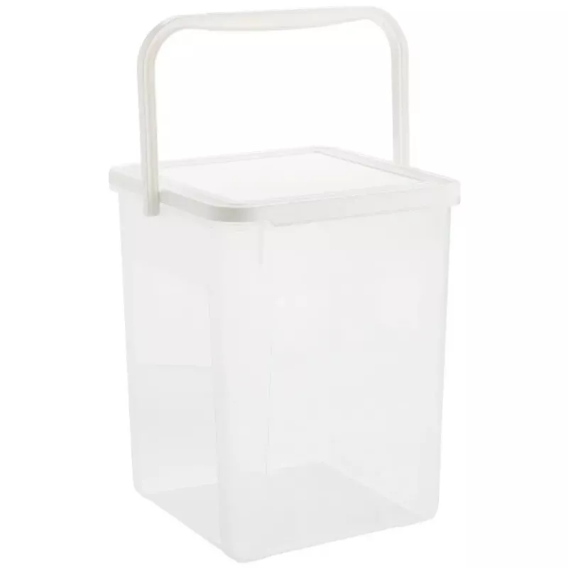 Plastikinis ploviklių indas Rotho Basic 9 L modelis 1770101100RP, baltas, dangtelis, pakabinimo anga