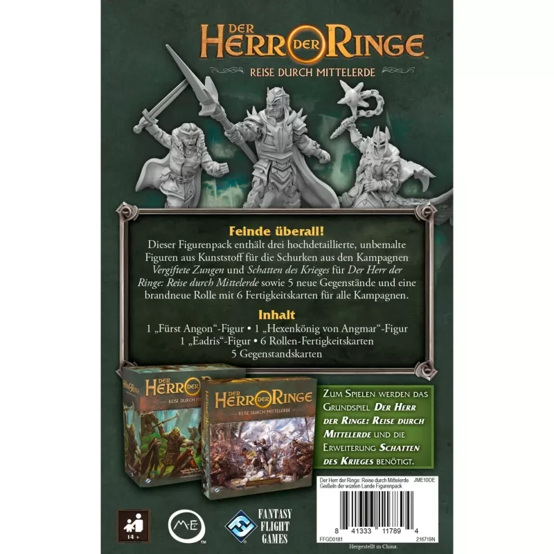 Asmodee The Lord of the Rings: Journeys in Middle-earth - Scourges of the Wasteland plėtinys