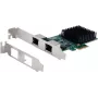 Tinklo adapteris Exsys EX-60112 PCIe 2,5 Gigabito, dviejų prievadų