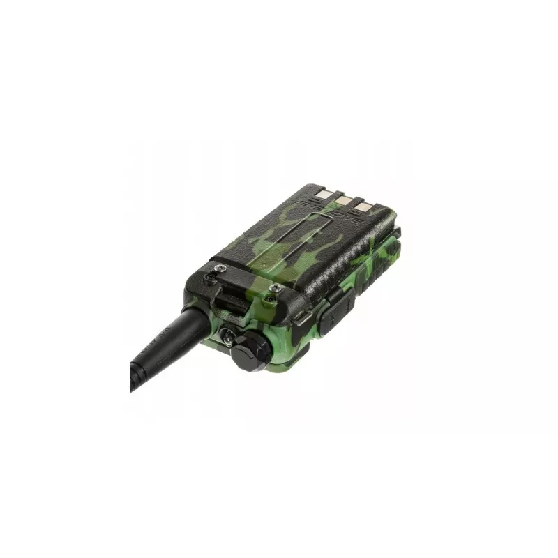 Rankinis dvipusis radijas Baofeng UV-5R 5W HT Camo — dviejų juostų FM, 5 W, 1800 mAh baterija