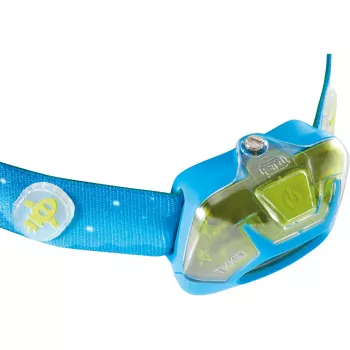 Petzl TIKKID - galvos žibintuvėlis - mėlynas - IPX4 - CE - CPSIA - 4 lm - 30 lm