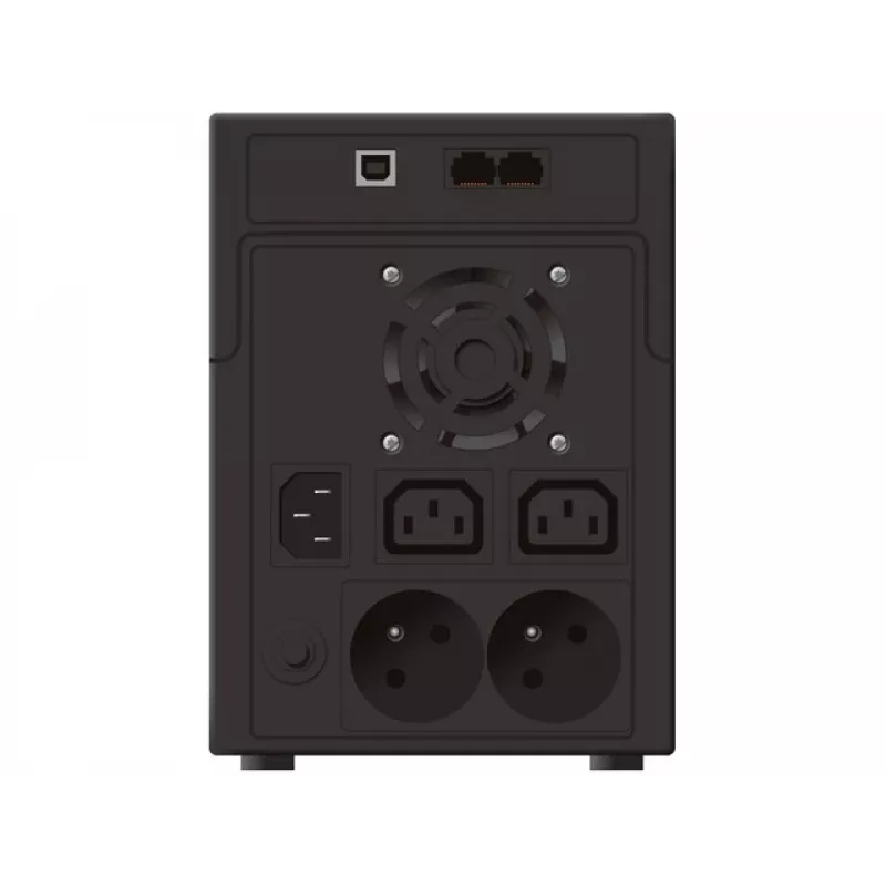 PowerWalker VI 2200 LCD/FR nepertraukiamo maitinimo šaltinis (UPS) Double-c