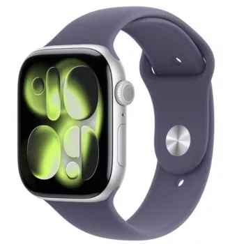 Laikrodis Series 11 GPS 46mm sidabrinis aliuminio korpusas su Purple Fog sportine juostele - M/L