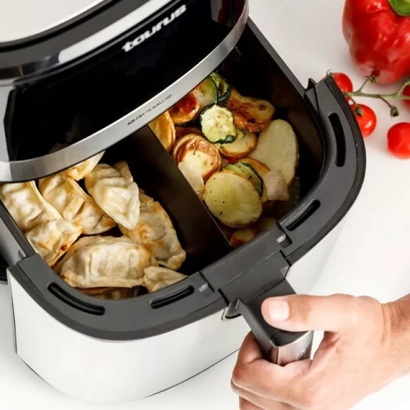 Oro gruzdintuvė Taurus Air Fry 7S 1600W 6,5L, nerūdijantis plienas, 8 programos, 80–200°C, jutiklinis valdymas