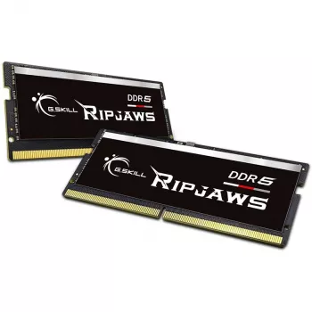 SO-DIMM 32 GB DDR5-4800 (2x 16 GB) Dual-Kit, Arbeitsspeicher schwarz, F5-4800S4039A16GX2-RS, Ripjaws