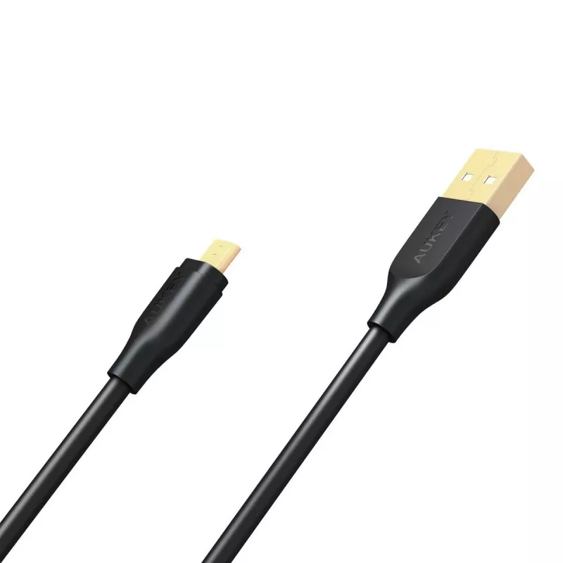 CB-MD1 Juodas greitasis laidas Quick Charge micro USB-USB | 1m | 5A | 480 Mbps