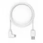 6FTUSB-A į 90 LAIPSNIŲ USB-C laidas, baltas