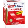 tesafilm® permatoma, 6 rulonai, Office Box, 66m x 25mm (11640H)