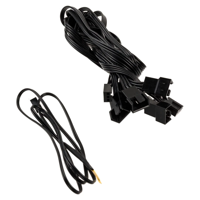 Ventiliatorių valdiklis Lamptron CP530 — automatinis ventiliatorių valdiklis su RGB, juodas