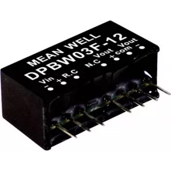 Maitinimo adapteris MEAN WELL DPBW03F-05, 3 W, 5 V, 0,3 A, RoHS
