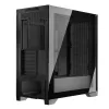 PC korpusas MODECOM VOLCANO EXPANSE S MIDI juodas — grūdintas stiklas, USB-C, palaiko micro ATX, GPU iki 430 mm