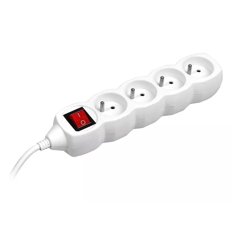 GaliaWatch 3 m (4 socket) Balta with power switch