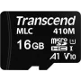 Transcend 410M atminties kortelė 16 GB MicroSDHC MLC 10 klasė (TS16GUSD410M)