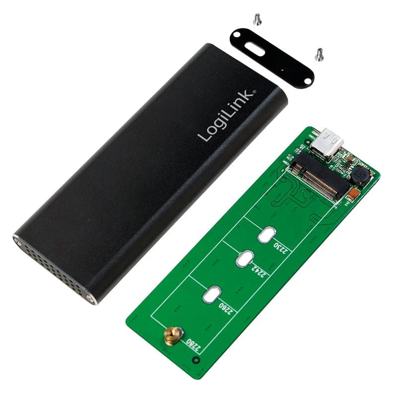 SSD korpusas LogiLink UA0314 juodas M.2