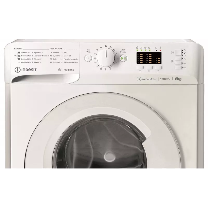 Washing Machine Indesit Mtwsa 61294 W Pl 1200 Obr/min 6 Kg