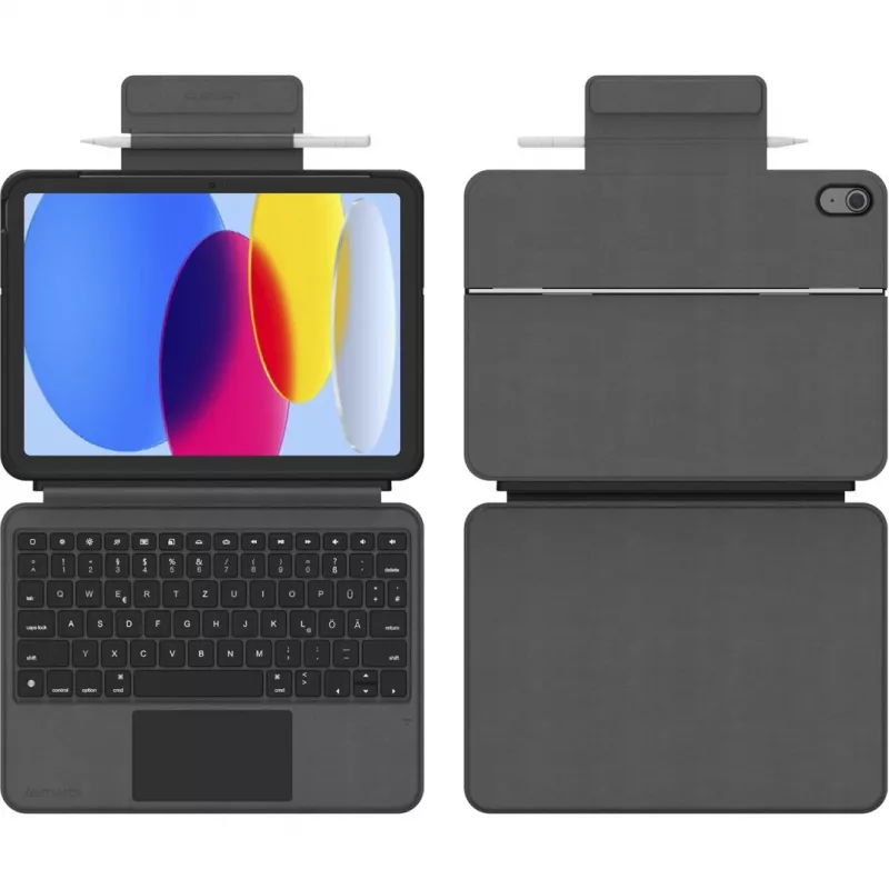 „Folio“ dėklas „4smarts 540964“ 10,9 col. „iPad“ (grafitas)