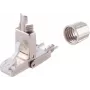 Tinklo adapteris ShiverPeaks 08-10001 Toolless STP Cat. 6A, RJ45, ekranuotas, įrankio nereikalaujantis užbaigimas