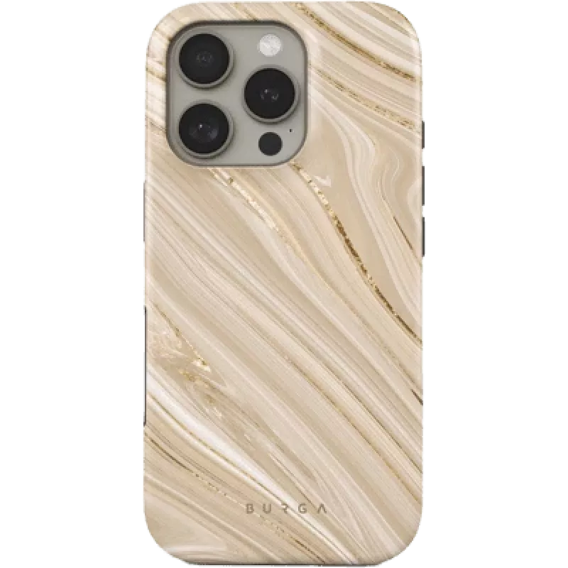 Telefono dėklas Burga Tough Case, skirtas iPhone 16 Pro su MagSafe — Full Glam dizainas