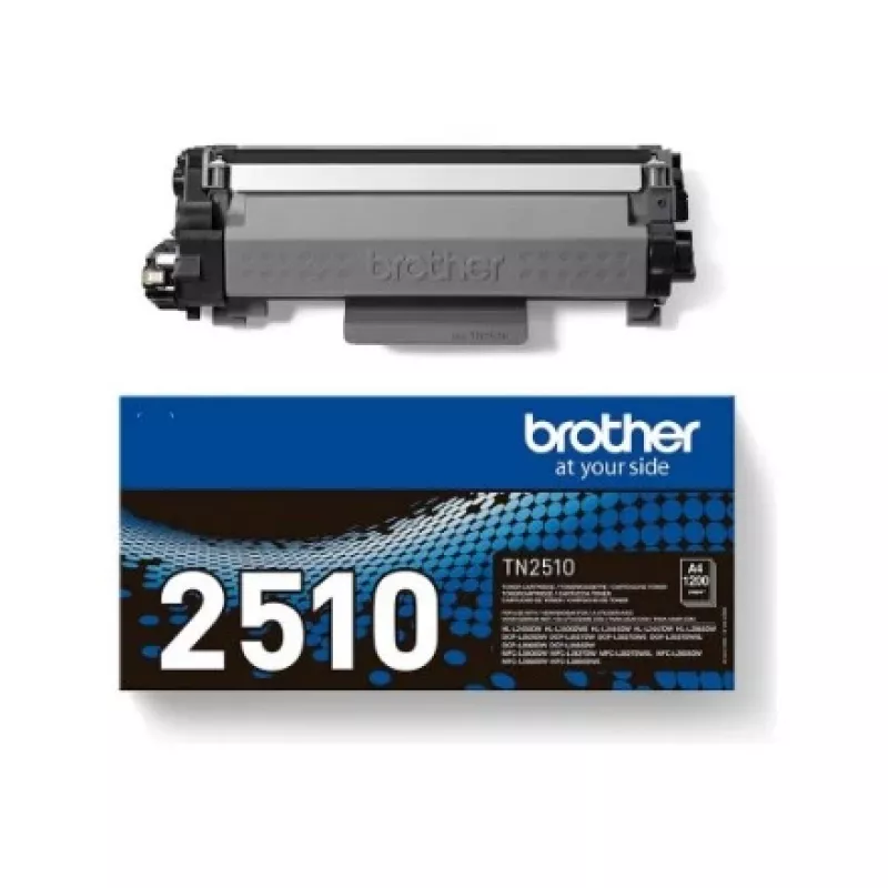 Dažų kasetė Brother TN-2510 2500 puslapių Juoda