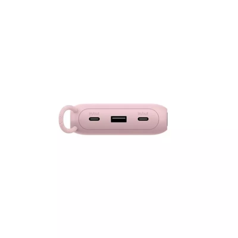 Išorinė baterija Belkin BPB028HQPK 20000 mAh — 2× USB-C, 1× USB-A, rožinė