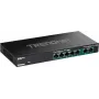 TRENDnet TPE TG327 - Komutatorius - nevaldomas - 5 x 10/100/1000 (PoE+) + 2 x 10/100/1000/2.5G (PoE+) - tvirtinamas prie sienos - PoE+ (70 W) - TAA reikalavimus atitinkantis