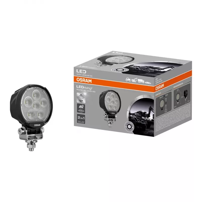 „Ledvance“ prožektorius ROUND WL VX100-WD LED 10W 3000K transporto priemonės salonui/išorei