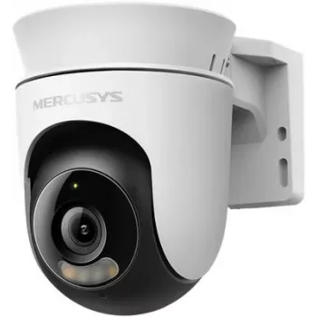 IP apsaugos kamera MERCUSYS MC510 kupolinė 2 MP, 2304×1296, 30 fps, Wi‑Fi ir Ethernet, IR naktinis matymas, montavimas ant lubų, balta