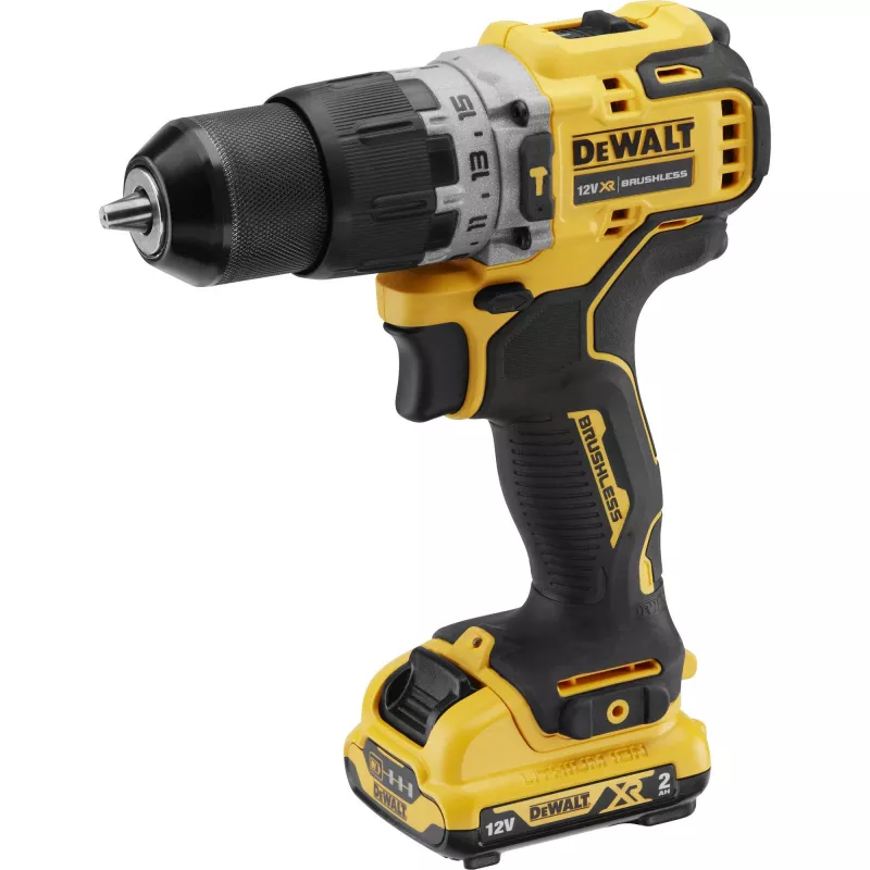 Grąžtas DeWALT DCD706D2-QW, 1500 aps./min., beraktis, 1,1 kg